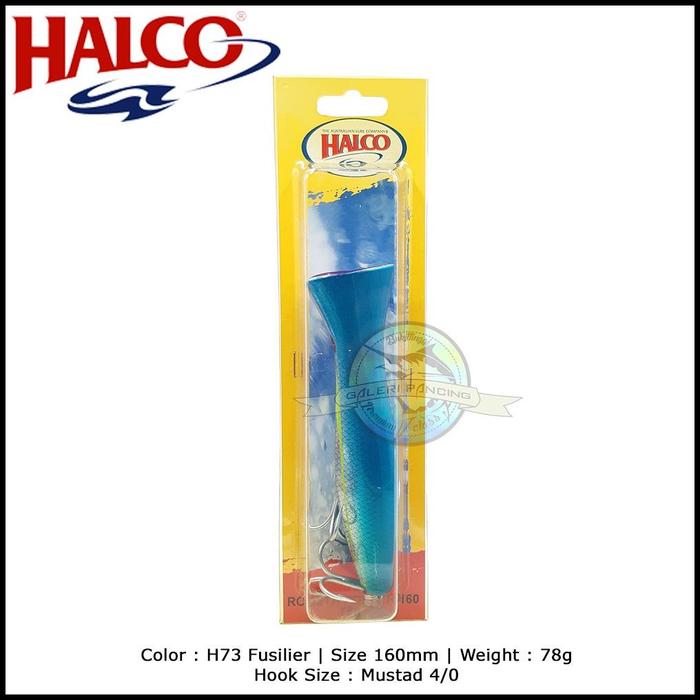 Gambar Umpan Pancing Halco Roosta Popper 160 78gr Mustad Hook - H73 dari mancing shops undefined 3 Tokopedia