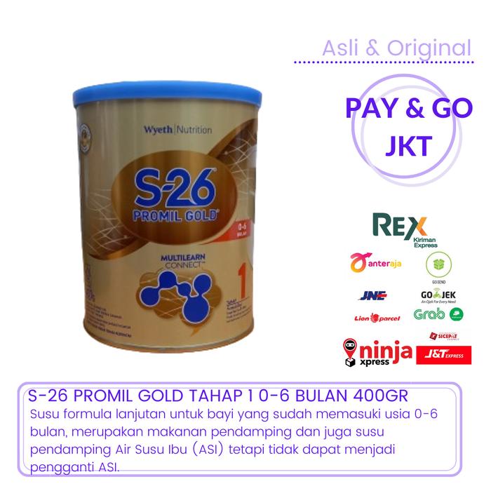 Gambar S-26 PROMIL GOLD TAHAP 1 4OOGR dari PAY & GO JKT undefined Tokopedia