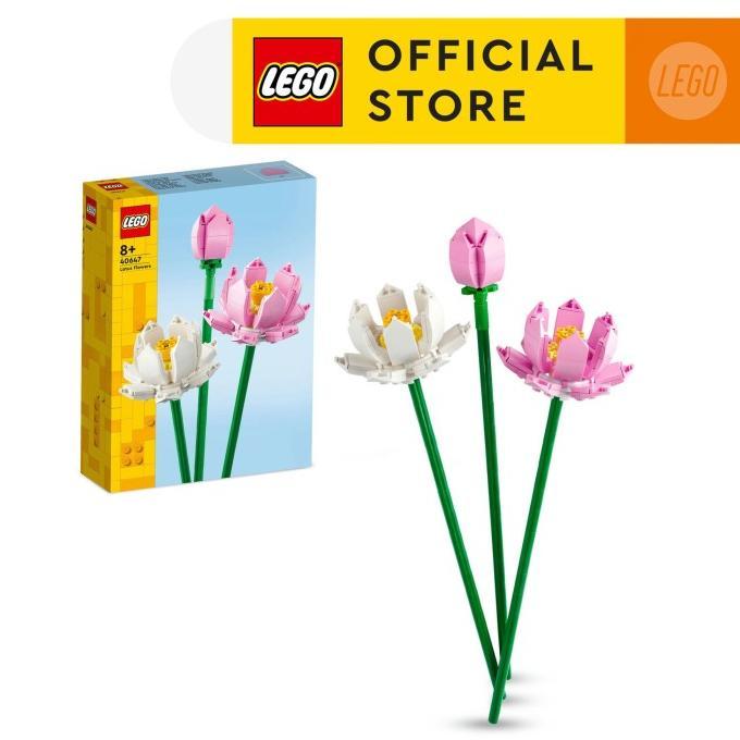 Gambar LEGO Iconic 40647 Lotus Flowers Building Toy Set for Ages 8+ dari kayla293 undefined Tokopedia