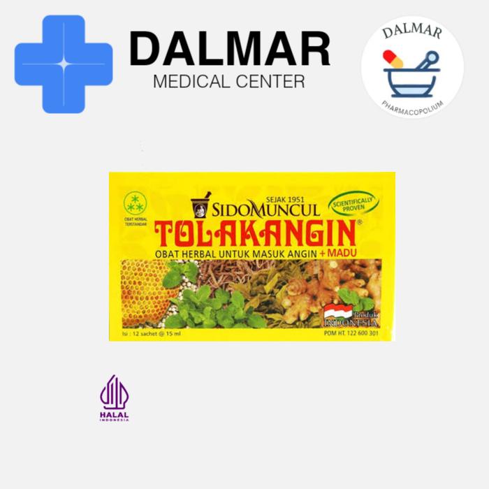 Gambar TOLAK ANGIN CAIR PLUS MADU ISI 12 SACHET dari DALMAR MEDICAL undefined Tokopedia