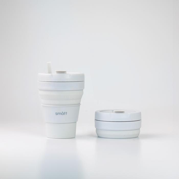 Gambar Smatt Double Package - Smatt Foldable Cup 2PCS - Light Grey, - Black dari Smattofficial undefined Tokopedia