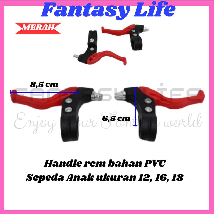 Gambar Fantasy Handle rem PVC kecil handel model per sepeda anak ukuran 12 16 18 - Merah dari fantasyLf undefined Tokopedia