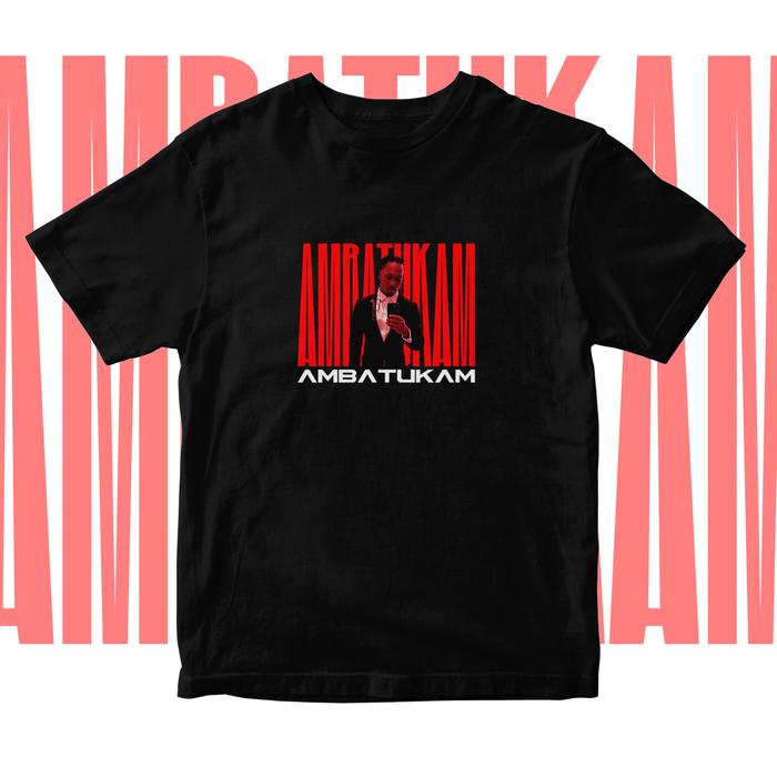 Gambar KAOS PRIA MEME AMBATUKAM NGAWI JOMOK - SABLON DTF A3 A4 COTTON COMBED 24S DISTRO - A4, M dari Red1 Clothing undefined Tokopedia