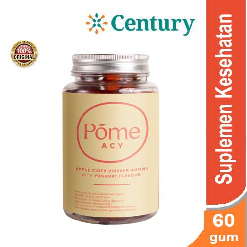 Gambar POME ACY APPLE CIDER VINEGAR WITH YOGHURT FLAVOR 60`S / SUPLEMENT / MULTIVITAMIN dari Apotik Century undefined Tokopedia