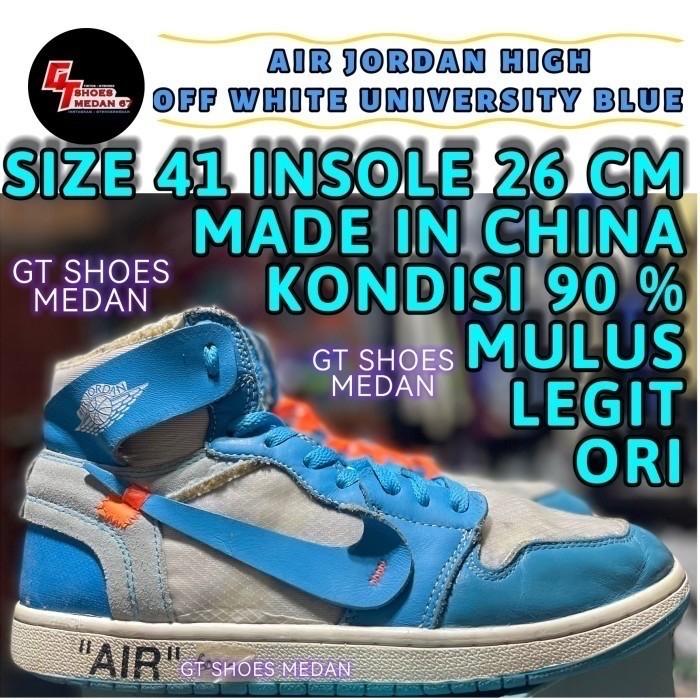 Off White Sepatu Air Jordan Ori Air Jordan High Collab Off White