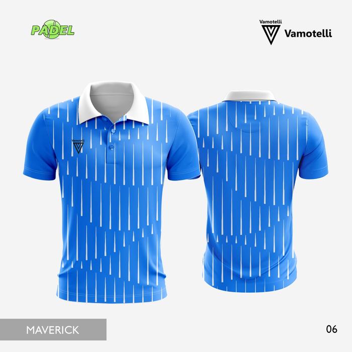 Gambar Vamotelli Kaos Polo Padel Dryfit Premium Jersey Padel Tennis - MAVEICK, 5XL dari Vamotelli Apparel undefined Tokopedia