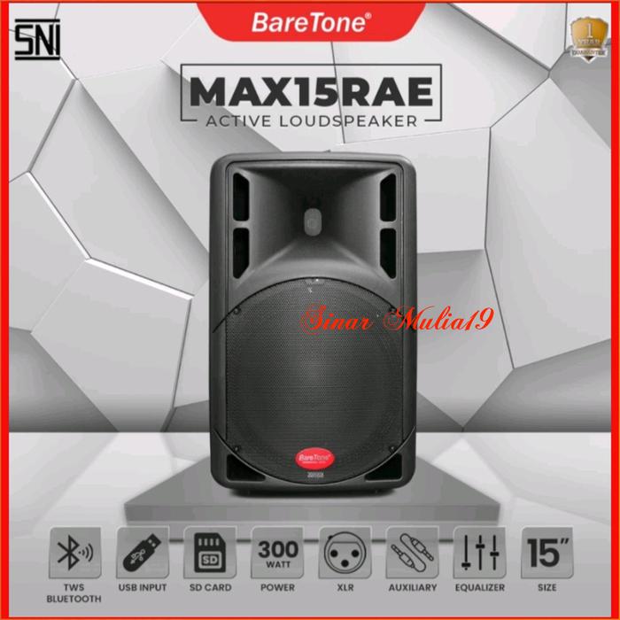 Gambar Speaker Aktif Baretone MAX15RAE Original ( 15 Inch ) Harga 1 Unit - Paket 1 dari sinar mulia19 undefined Tokopedia