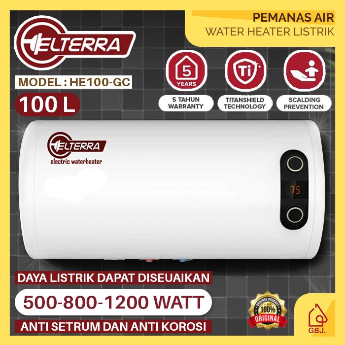 Gambar WATER HEATER LISTRIK 100 LITER ELTERA HANDAL HE-100GC / PEMANAS AIR LISTRIK dari Global Bangun Jaya undefined Tokopedia