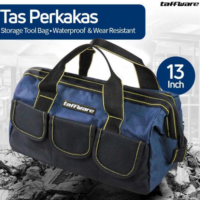 Gambar Ready || Taffware Tas Perkakas Tool Bag Storage Waterproof Premium - simple 13inch dari crazystore369 undefined Tokopedia