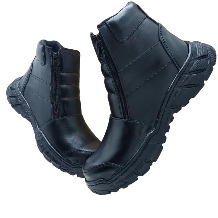 Gambar sepatu boots pria crocodile morisey safety boot murah - Hitam, 39 - Hitam, 39 dari Waroeng Aneka Sepatu undefined Tokopedia