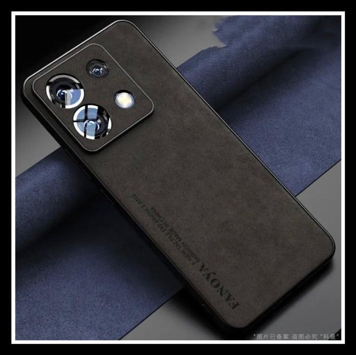Gambar Xiaomi Poco X6 / X6 Pro 5G Fanoya Nappa Original Hard Case Casing Soft Cover Leather Bumper Silicone Pc - HITAM., XM POCO X6 5G dari Original Shop Nillkin undefined Tokopedia