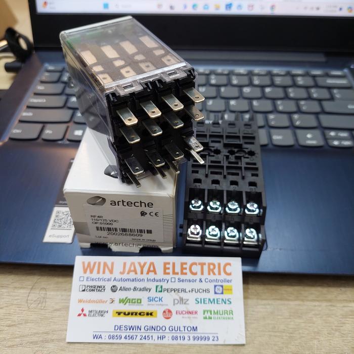 Jual Arteche RF4R 110VDC 125VDC RF-4R Trip Relay 4 Contact - Jakarta ...