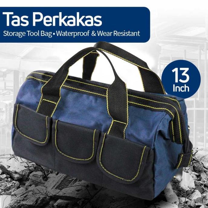 Gambar Ready || Taffware Airaj Tas Perkakas Tool Bag Storage Waterproof - simple 13inch dari crazystore369 undefined Tokopedia