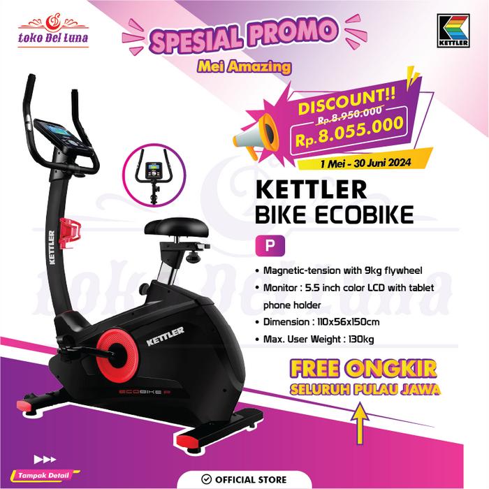 Spin Bike Kettler Ecobike M Kettler Cycle M (Black/Yellow