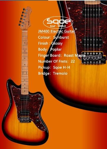 Gambar Gitar Elektrik SQOE JM400 Varian Warna Original - SB dari Salomo Musik Kota Administrasi Jakarta Utara Tokopedia