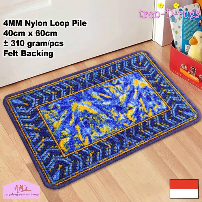 Gambar Tren-D-rugs keset kaki eropa aesthetic motif modern alas depan pintu masuk kamar mandi dapur kitchen mat 40x60 NM's - Carv Cream dari NMs Lets dress up your home undefined 5 Tokopedia