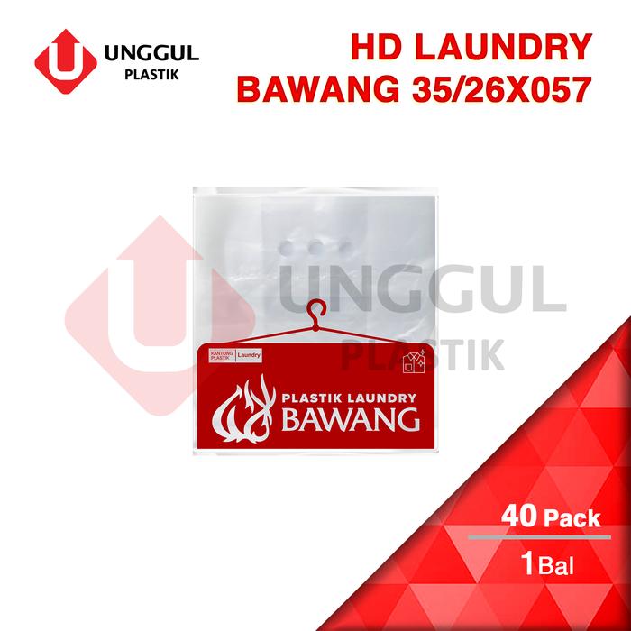 Gambar PLASTIK HD LAUNDRY BAWANG / BAL - 35/26X057 dari Unggul Plastik Official undefined Tokopedia