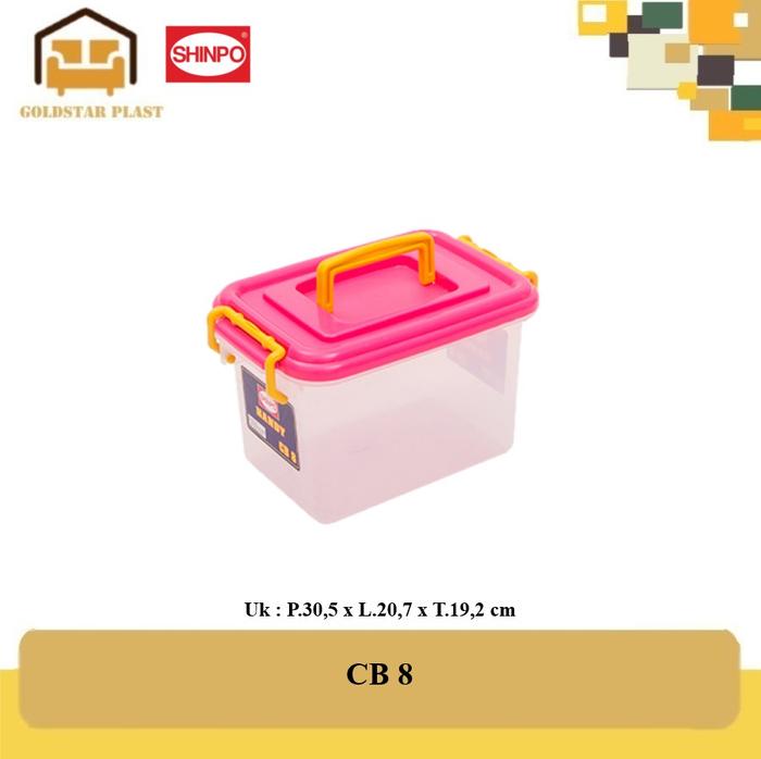 Promo Shinpo Container Box Plastik / Storage Box Multifungsi CB - CB 8 ...