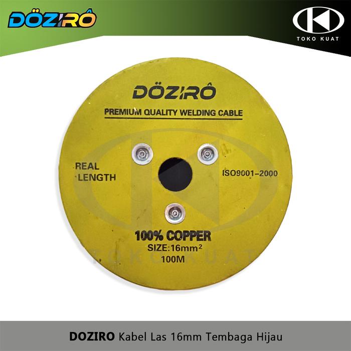 Gambar Kabel Las Meteran DOZIRO Copper Welding Cable 100% Tembaga Per Meter - 16MM dari Toko Kuat Tools undefined Tokopedia