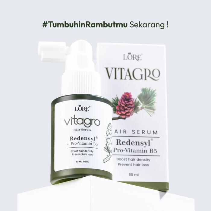 Gambar LORE Vitagro Anti Hair Loss Serum 60 ml  - Serum Penumbuh Rambut - Packaging Lama dari Lore Luxurious Beauty undefined Tokopedia