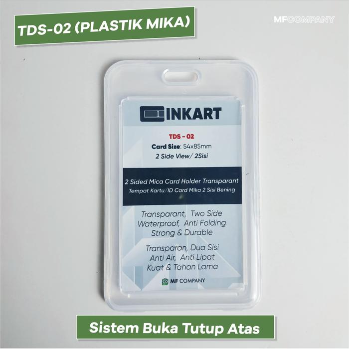 Gambar CASE ID CARD BENING | FRAME ID CARD 2 SISI | ID CARD HOLDER SATUAN - TDS-02, CASE ONLY dari MF Company undefined Tokopedia