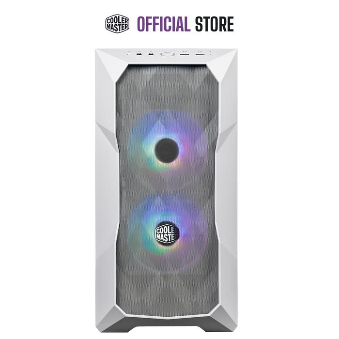 Gambar Cooler Master MasterBox TD300 Mesh Mini Tower PC Case - White dari Cooler Master Official undefined Tokopedia
