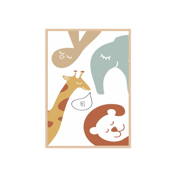 Gambar Home decor Hiasan Dinding wall decor Ruang Tamu Minimalis aesthetic best seller  frame - Wall Decor gold design Hiasan dinding Gold dan hitam putih kayu natural wall decor ruangan lukisan kanvas bingkai frame A3 hiasan dinding dapur laundry p - EV-01, 34x46cm Natural dari NuanArtDecor undefined Tokopedia