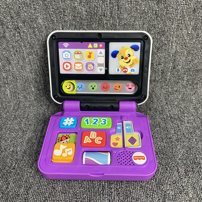Laptop edukasi brand fisher price Ungu