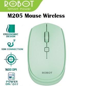 Gambar Mouse Wireless Robot Include Batterai - Hijau Muda dari Ide Komputer Malang undefined Tokopedia