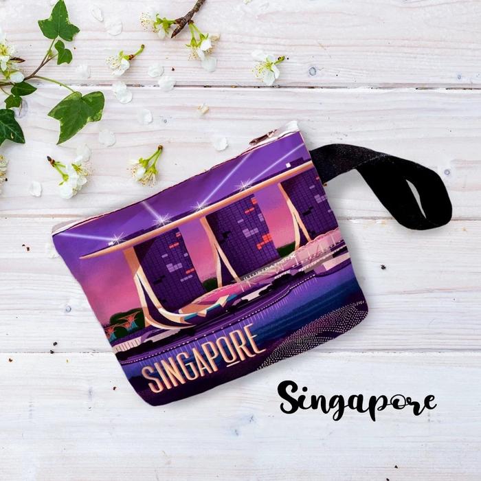 Gambar Souvenir Dompet Printing Pouch Koin Motif Mancanegara untuk Wanita - Kartu - dompet negara12 dari toko mang nday undefined Tokopedia
