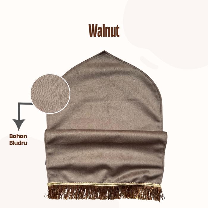 Gambar SAJADAH CUSTOM UKIR NAMA MADINAH MURAH MUSLIM MEDIUM SIZE Turki Hitam Putih - Walnut (NEW), CUSTOM NAMA LATIN dari BY MAYSCARF undefined Tokopedia