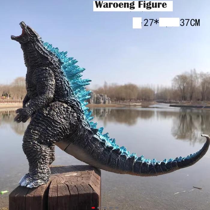 Gambar Godzilla Action Figure Large Size - Godz Biru Large dari Waroeng Figure undefined Tokopedia