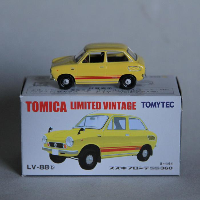 トミカ、その他車のおもちゃ トミカ; LV-88b スズキ フロンテ SS 360(イエロー) 乗れる