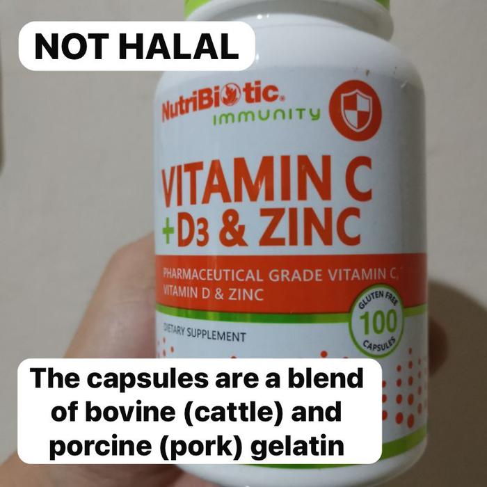 Gambar Nutribiotic Immunity Vitamin C D3 Zinc Immune Booster - 100 Caps dari gudang shakeel undefined Tokopedia