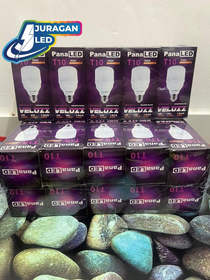 Gambar Paket Grosir Lampu Led PANALED VELOZ 10Watt ISI 10Pcs Cahaya Putih Lampu Led Bulb dari JuraganLED28 undefined Tokopedia