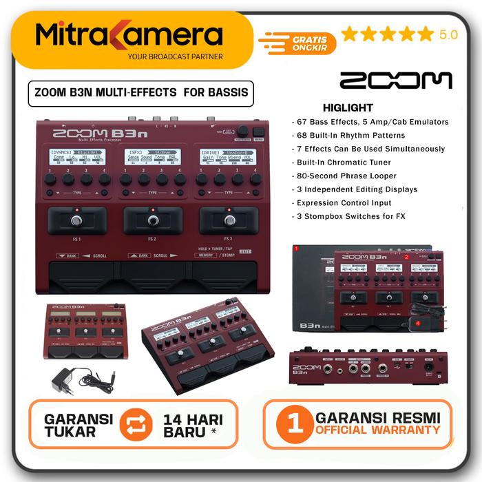 Zoom B3n Zoom B3n Bass Multi-effects Processor Reviews | Sweetwater