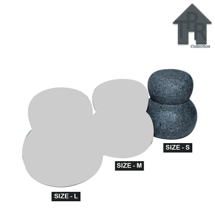 Gambar Ulekan Batu Bulat / Anak Cobek / Muntu Inul / Ulekan Batu Inul L-M-S - size S dari Toko Pernik Rumah undefined Tokopedia