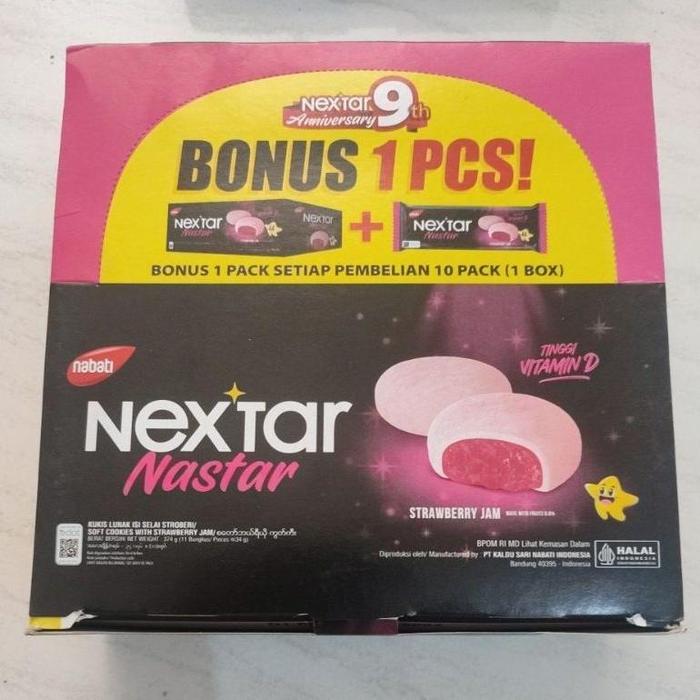 Gambar Nabati Nextar 340gr isi 10 Pcs @34 gr4 varian - Strawberry dari Eungstore884 undefined Tokopedia