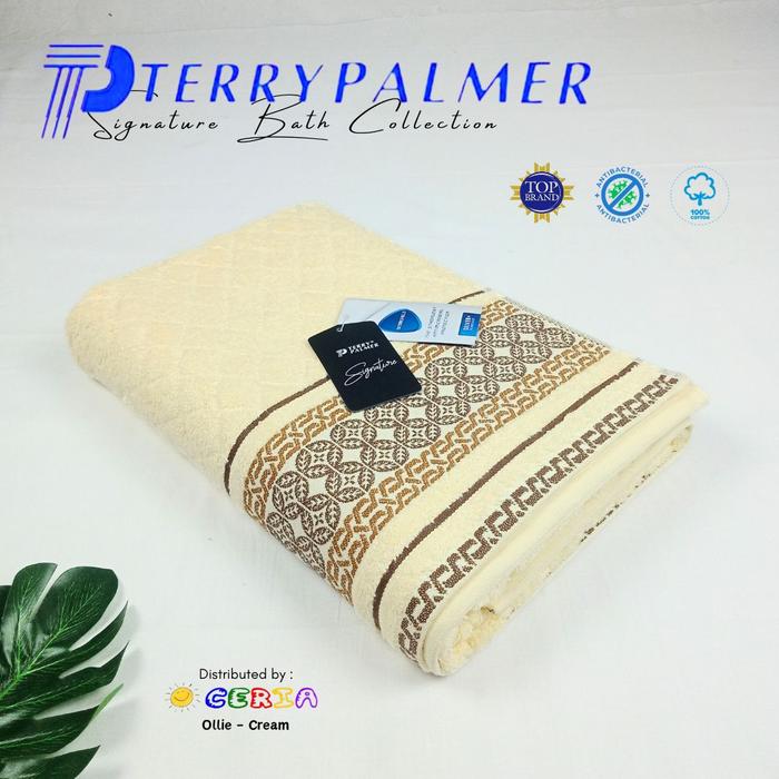 Gambar TERRY PALMER HANDUK MANDI JUMBO TEBAL SIGNATURE EAZY SZ 70X140 POLOS - Ollie cream dari Toko Nafeeza16 undefined Tokopedia