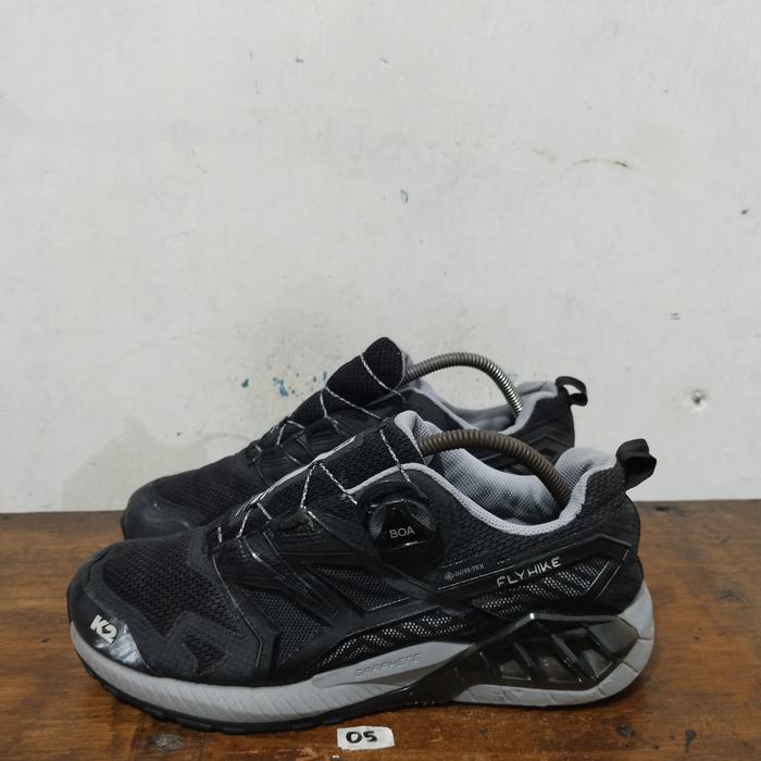 Gambar sepatu hiking second ori k2 boa system flyhike size 42.5 dari TERMINAL SEPATU BOGOR_NEW undefined Tokopedia