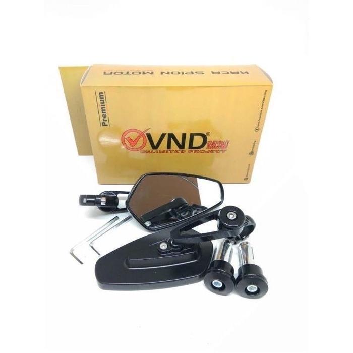 Gambar spion jalu oval Cnc bar end mirror motor universal pcx nmax vario beat - Hitam, kaca bening dari Orion Variasi undefined Tokopedia