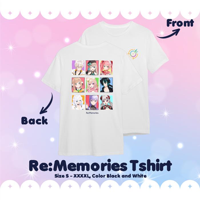 Gambar Tshirt Re:Memories - Putih, XXXXL dari Re:Memories undefined Tokopedia
