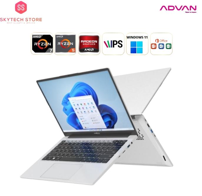 Advan workplus ryzen 6600 ryzen 7735hs 16gb 1tb IPS windows 11 ori  RYZEN 7, 512GB