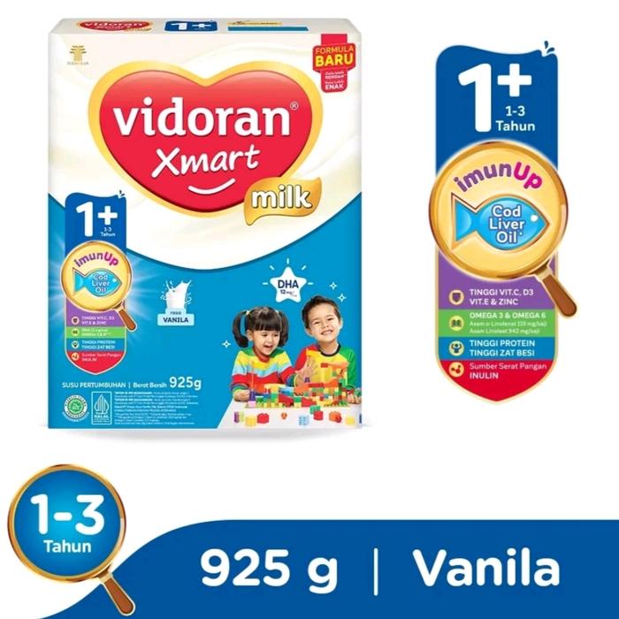 Gambar vidoran xmart 1+ 925 gram vanila 3+ vidoran xmart coklat madu 5+ 700 gram - 700 gram, 5+ madu dari avenindo undefined Tokopedia