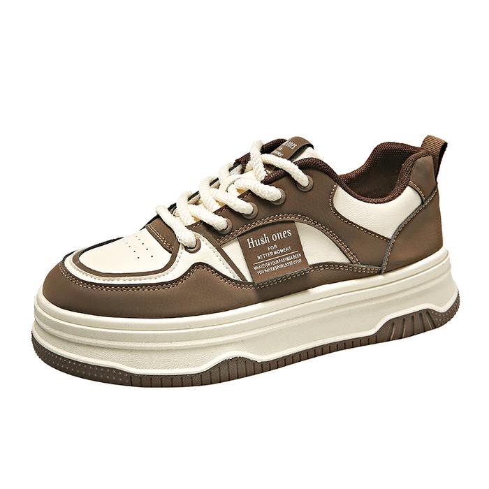 Gambar JILITU HK-10 SEPATU WANITA SNEAKERS FASHION IMPORT KOREAN TREND - Cokelat, 38 dari JILITU OFFICIAL STORE undefined Tokopedia