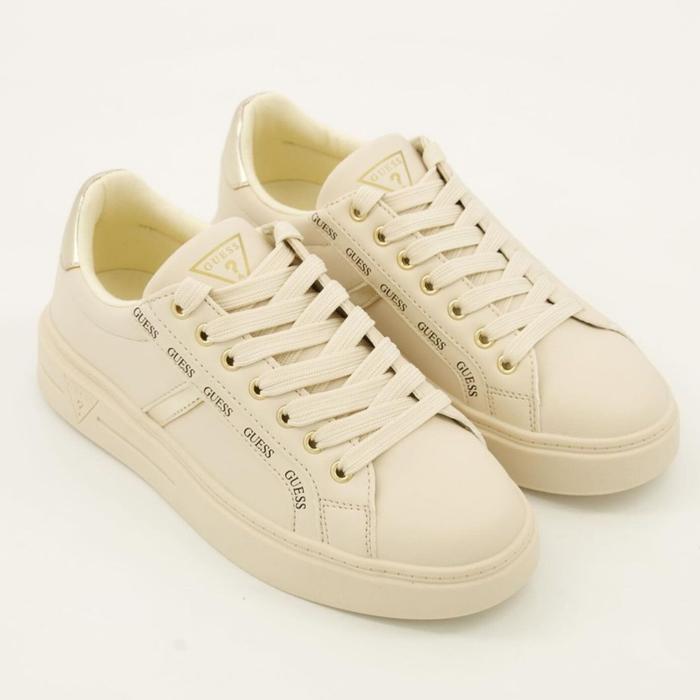 Sepatu Guess Guess Black And White Sneakers All White Top Guess Shoes