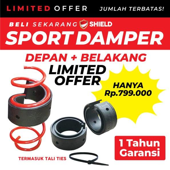 Gambar Sport Damper CRV 2015 -16 Spring Buffer Karet Peredam Guncangan Mobil - Depan+Belakang dari TDC Variasi undefined Tokopedia