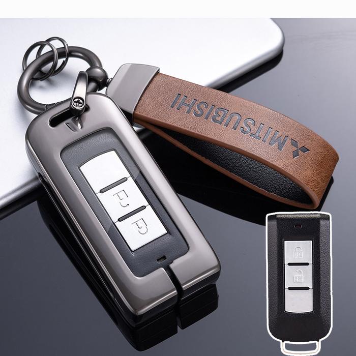 Gambar Gantungan Kunci Mobil Mitsubishi Xpander cross PAJERO SPORT Triton Outlander Mirage ASX Lancer Keyless - Cokelat dari PEICHI undefined Tokopedia