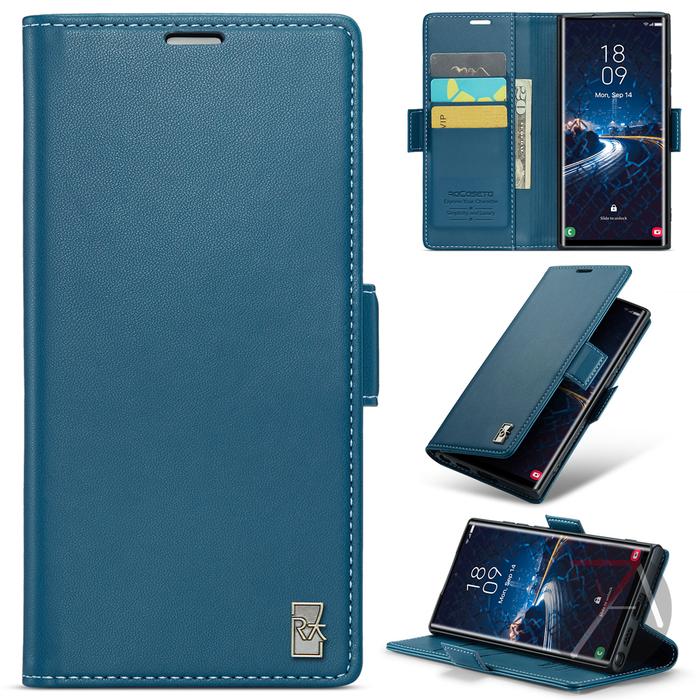 Gambar raCaseta Flip Case untuk Samsung Galaxy A52s 5G A52 4G ALEPH Leather Kulit Stand Wallet Dompet Full Protection Cover Casing Magnetic Standing Mewah - Cayman Blue, A52s 5G/ A52 4G dari 17 Agustus Case undefined Tokopedia