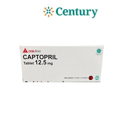 Gambar CAPTOPRIL 12.5MG 1 STRIP ISI 10 TABLET / HIPERTENSI / JANTUNG dari Apotik Century undefined Tokopedia